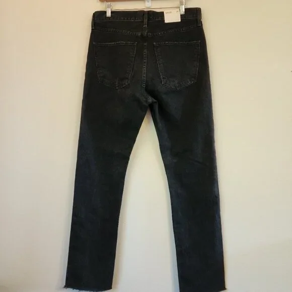AGOLDE Cherie High Rise Straight Jeans in Distortion NWT Women 29/33X30.5 Grunge